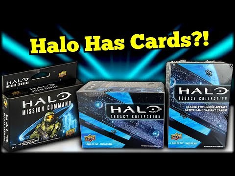 Official Halo Cards?! - Halo Legacy Collection & Mission Command Opening!