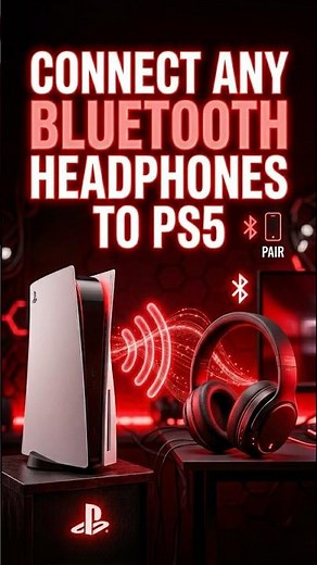 Connect Bluetooth Headphones to PS5 🎮(2026) #playstation #gaming