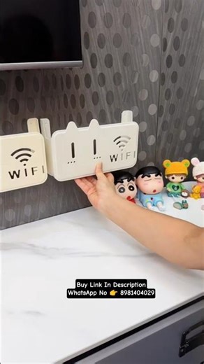 WiFi Router Wall Mount 📶 Space-Saving Shelf for Modem, Set-Top Box & Devices #WiFiRouterHolder