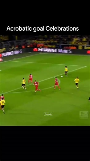 Acrobatic Goal Celebrations in Soccer