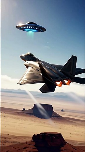 F-22 Chasing Alien UFO