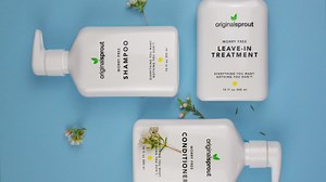 Healthy hair, healthy mind! 🌿💆‍♀️ Original Sprout's Worry-Free Collection promotes self-care and mental wellness. #vegan #haircare #shampoo #conditioner #bodywash #curlyhair #leaveinconditioner #stylinggel #detangler #crueltyfree | Original Sprout