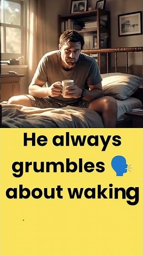 Grumble Meaning with Example | Daily English Word #shorts