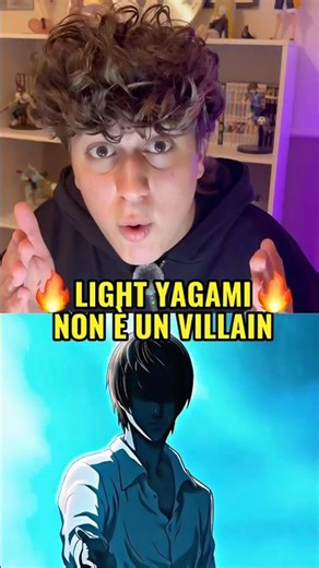 LIGHT YAGAMI NON È UN VILLAIN🔥 #shorts