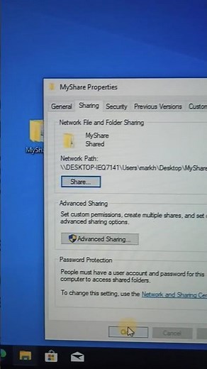 How to set up network file sharing on Windows 10
