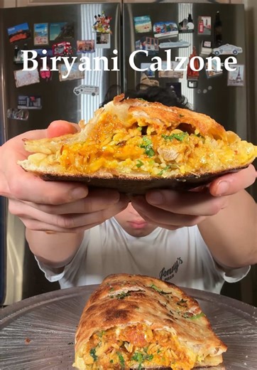 BIRYANI CALZONE?! @Teds_ZaZa | calzone