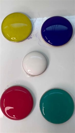 Vibrant Enamel Color Palette (Reverse View)#EnamelColors #ReverseVideo #ColorPalette