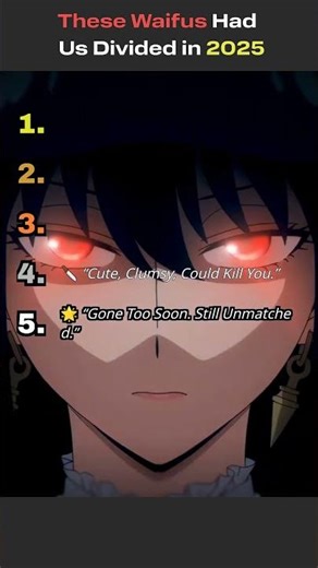 The Waifus That Defined Anime in 2025 #animeedit #anime #animefan#Waifus