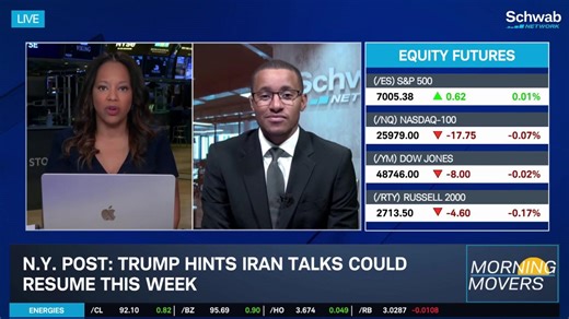 U.S.-Iran Peace Talks, ASML, AVGO & META Move Stock Market Near Record Highs | Schwab Network