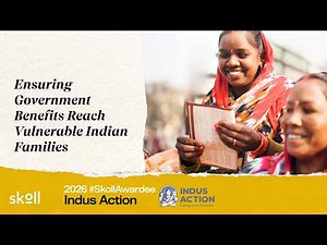 Simple steps, big change—how Indian benefits reach every family | Indus Action 2026 #SkollAwardee