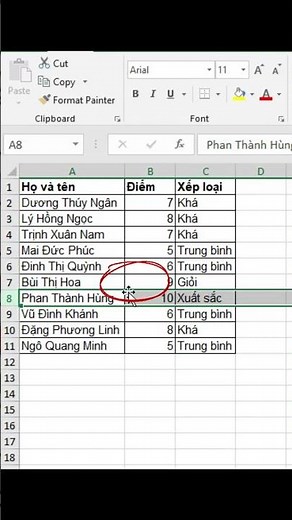 Excel: cách di chuyển dòng nhanh #excel #exceltips #tinhocvanphong