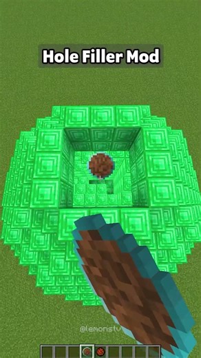 Minecraft Hole Filler Mod
