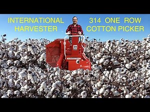 SpecCast Red Power Farmall Super M McCormick IH 314 Cotton Picker & Mechanical Pickers Through Time