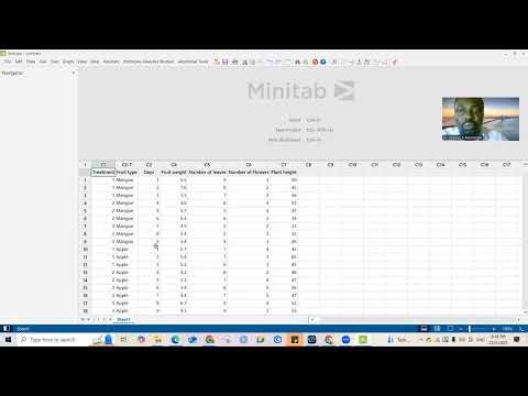 HYPOTHESIS TESTING 3 - ANOVA and GLM USING MINITAB