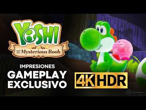 10 MINUTOS de YOSHI AND THE MYSTERIOUS BOOK | Gameplay + Impresiones (Nintendo Switch 2)