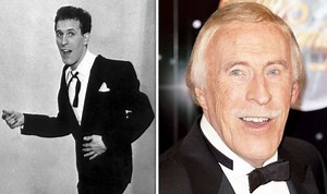 Strictly: Anton du Beke performs with Bruce Forsyth in 2008