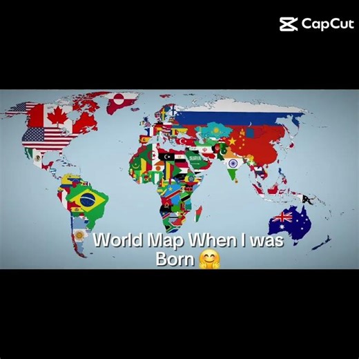 World Map when i was Born . #Countryball #mapping #mapchart