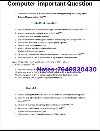 Computer # important question all units ##rgpv most important question Basic computer engineering