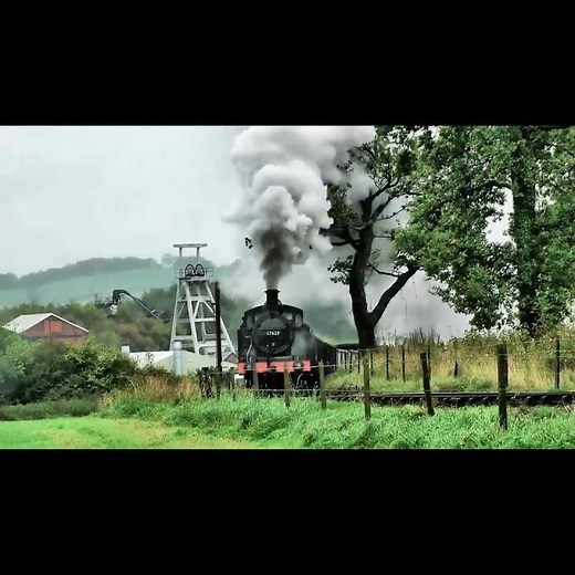 LMS Fowler Class 3F - 47406 as 47629 - Foxfield Bank - Foxfield Railway #steam #steamlocomotive