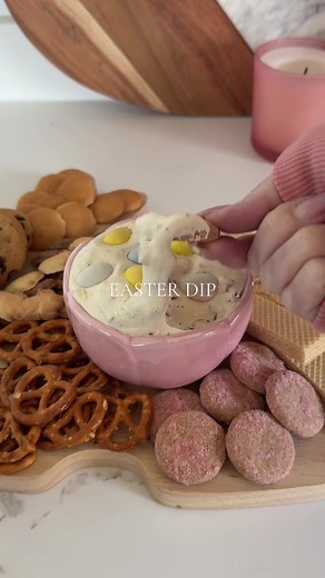 No-Bake Cadbury Mini Egg Cheesecake Dip