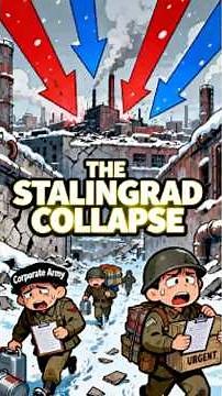 THE STALINGRAD COLLAPSE #Stalingrad #WW2 #HistoryShorts #TheCartoonConflict