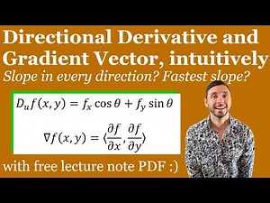 How to Use The Directional Derivative and Gradient Vector - Calc 3 / Multivariable Calculus Examples
