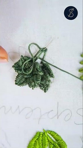 DIY Succulent Embroidery ideas | Easy Hand Embroidery Tutorial for Beginners #shorts