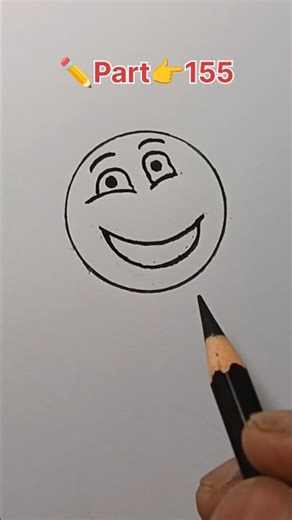 Smile करो 😊 Life आसान लगेगी | Cute Drawing Part 155” #howtodraw #art