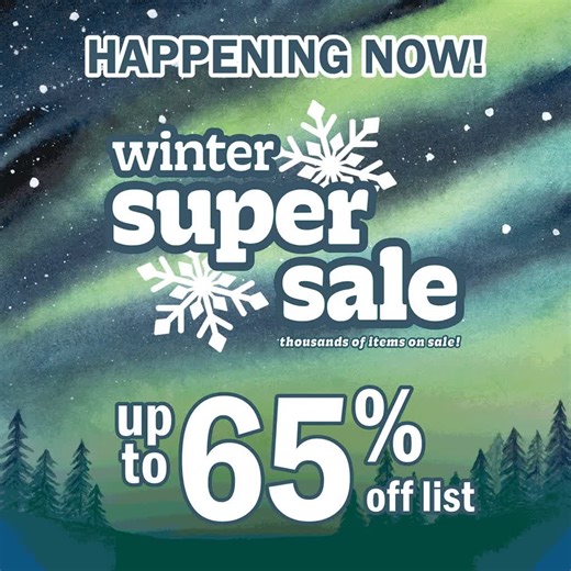 WINTER SUPER SALE! Thousands of items on sale – up to 65% off! Shop now! plazaart.com/digital-catalog #WinterSale #Drawing #Painting #ArtSupplies #ArtistMaterials