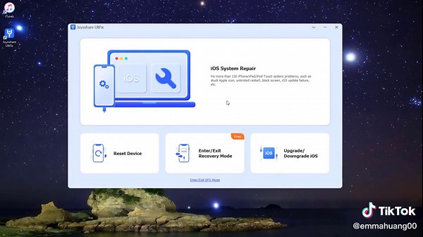 How to put your iPhone in recovery mode with power buttons or Joyoshare UltFix #recoverymode #iphone