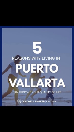 5 Reasons Living in Puerto Vallarta Can Improve Your Quality of Life | Puerto Vallarta Lifestyle Dreaming of a life by the ocean? Puerto Vallarta isn’t just a vacation destination. For thousands of people, it has become a place to call home. Here are 5 reasons why living in Puerto Vallarta can improve your quality of life: \t1.\tNatural beauty every day Ocean views, jungle mountains, and unforgettable sunsets become part of daily life. \t2.\tA slower pace of living Walkable neighborhoods, beach 