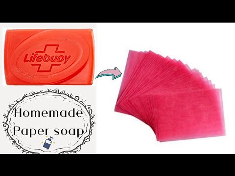 How to make paper soap|| Homemade Paper Soap||DIY paper soap