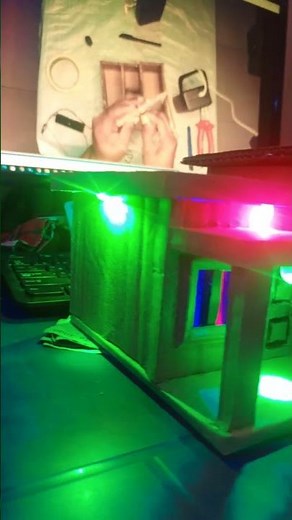 How to Make a Miniature Cardboard House with Lights | Step-by-Step DIY Tutorial #diy #diycrafts