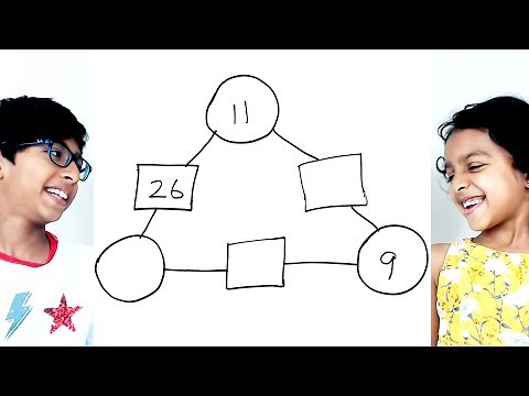 Arithmogon triangle puzzle. Fun way to learn and solve.
