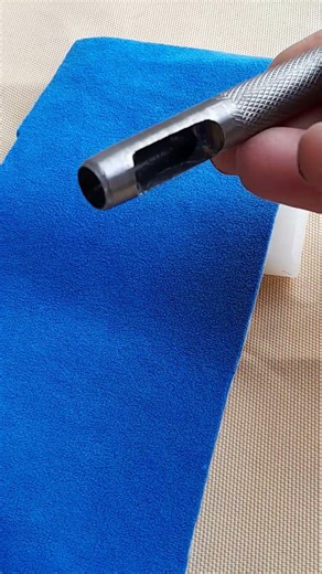 How to Make a Hole in Fabric for Eyelets