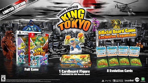 King of Tokyo gets Nintendo Switch release date, physical release detailed