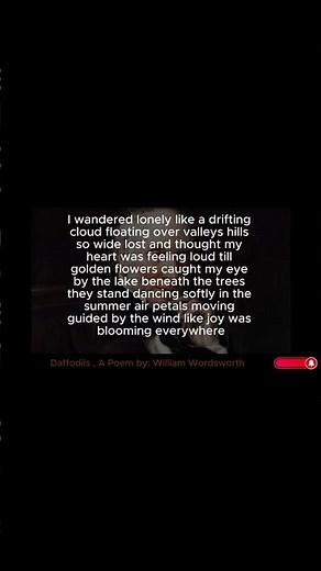 Daffodils, Song Version Poem by William Wordsworth (A Short Clip )