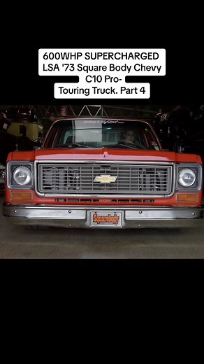600WHP SUPERCHARGED LSA '73 Square Body Chevy C10 Pro-Touring Truck. #car #cars #power #motor #chevy #nicecar