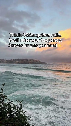 This is 432hz golden ratio. It will raise your frequency✨