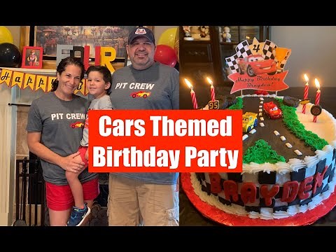 Cars Themed Birthday Party [4th Birthday]