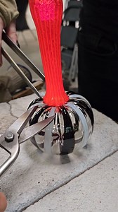 Fall is calling, and this pumpkin is ready to answer. 🍂🎃 Meet Tricky Treat, our 2025 Pumpkin of the Year. Bold black and white stripes twist around her curves, finished with a glowing orange stem that captures the warmth of the season. Each one is handblown at 2,000 degrees, shaped by fire 🔥 and breath 🌬 into a work of art as unique as autumn itself. She’s the kind of pumpkin that turns heads, adds instant elegance, and reminds us why fall is the most beautiful season of all.✨️ Available now