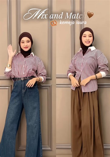 Mix and Match Kemeja Wanita: Outfit Inspiration