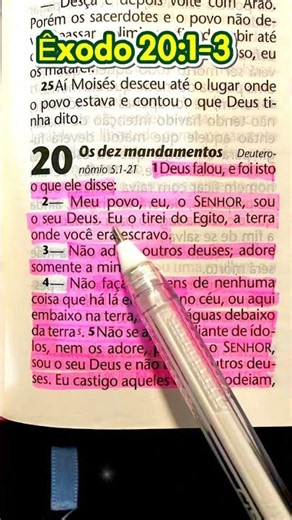 O Primeiro Mandamento Que Muitos Esqueceram 😳 | Êxodo 20:1-3