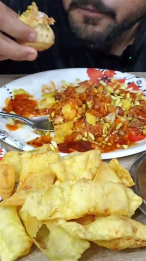“Indian Street Food Mukbang 😋 Bhel Puri, Pani Puri, Samosa, Dahi Bada | JD Eats” #streetfood