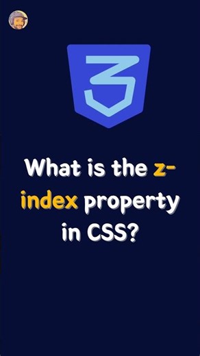z-index property in CSS || z index #coding #shorts #htmlcssjs