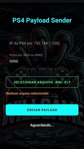 PS4 payload send para 13.50, 13.02, 13.04, 5.05-13.00