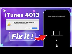Stuck on iPhone Error 4013? This Finally Fixed It!