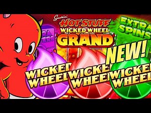★NEW SLOT!★ HE'S BACK!! TOO HOT TO HANDLE🔥 SMOKIN' HOT STUFF WICKED WHEEL GRAND Slot Machine (EVERI)