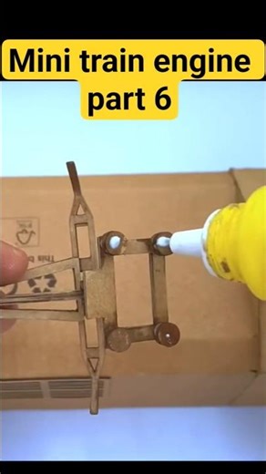 how to make mini train engine #shorts