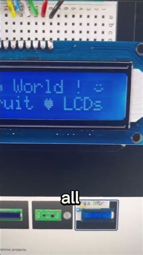 LCD for Engineering Projects. Compatible with Arduino and... #Shorts #dcrob0tics